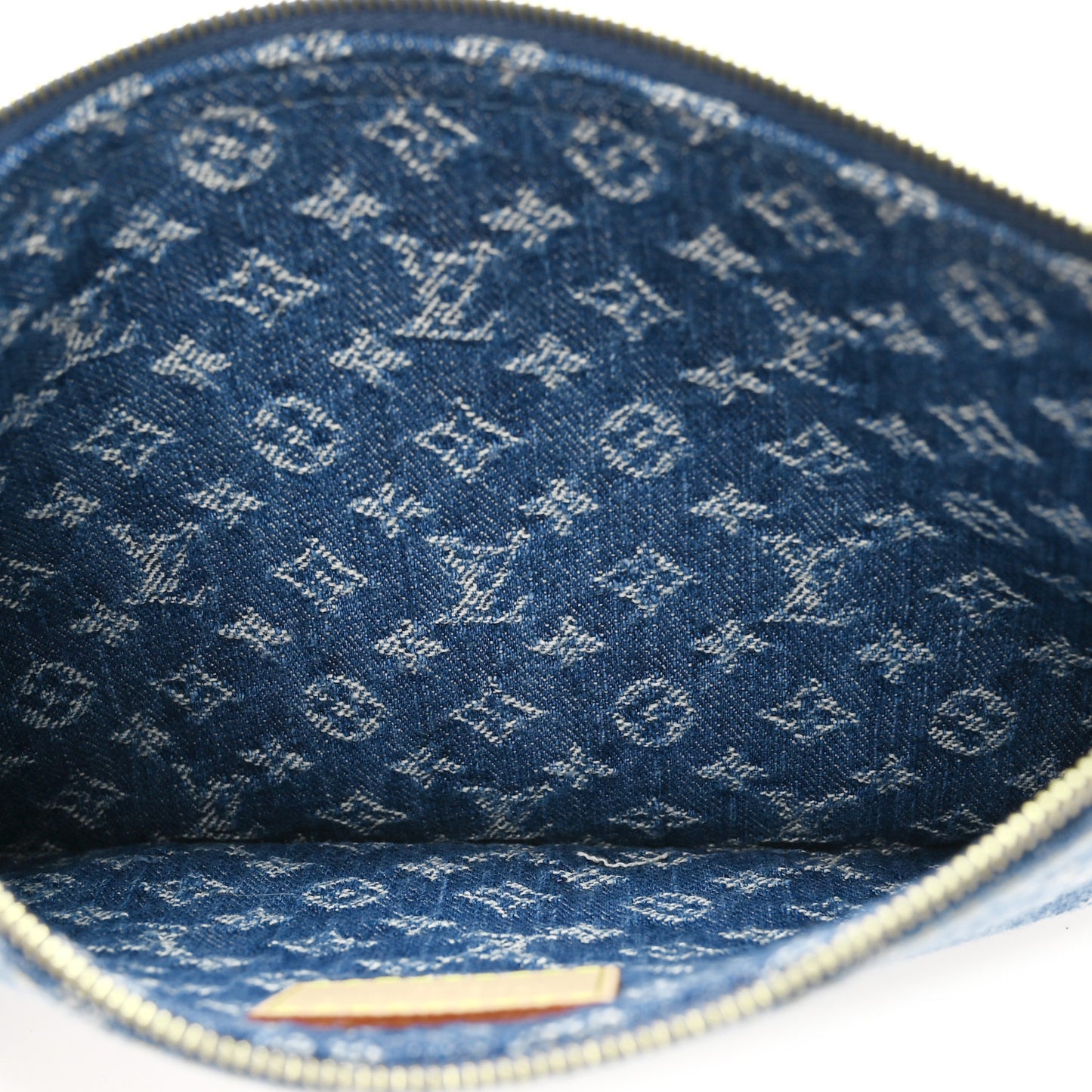Denim Monogram Jacquard Neverfull MM GM Pochette Blue