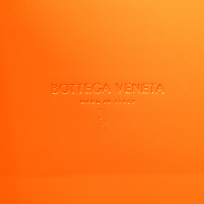 Bottega Veneta Rubber Maxi Intrecciato Medium Arco Tangerine 6 of 9