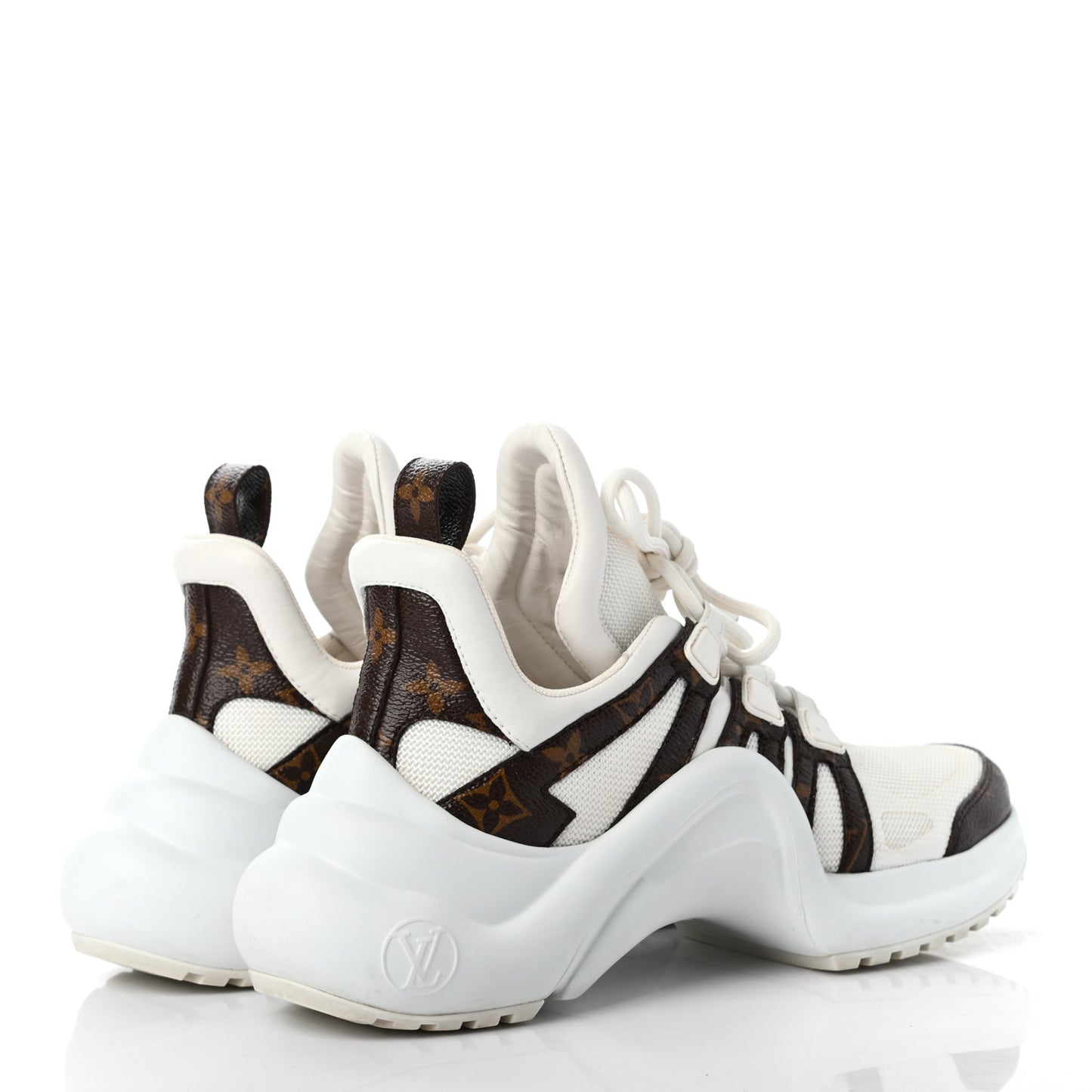 Patent Monogram LV Archlight Sneakers 37.5 White