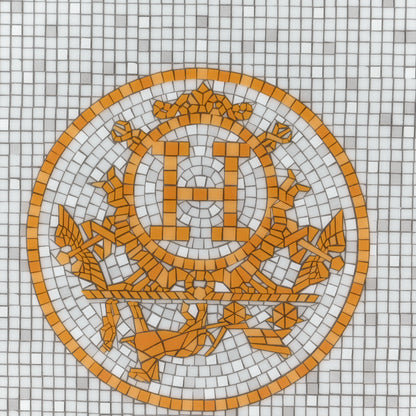 Hermes Porcelain Mosaique au 24 Gold Sushi Plate 3 of 4