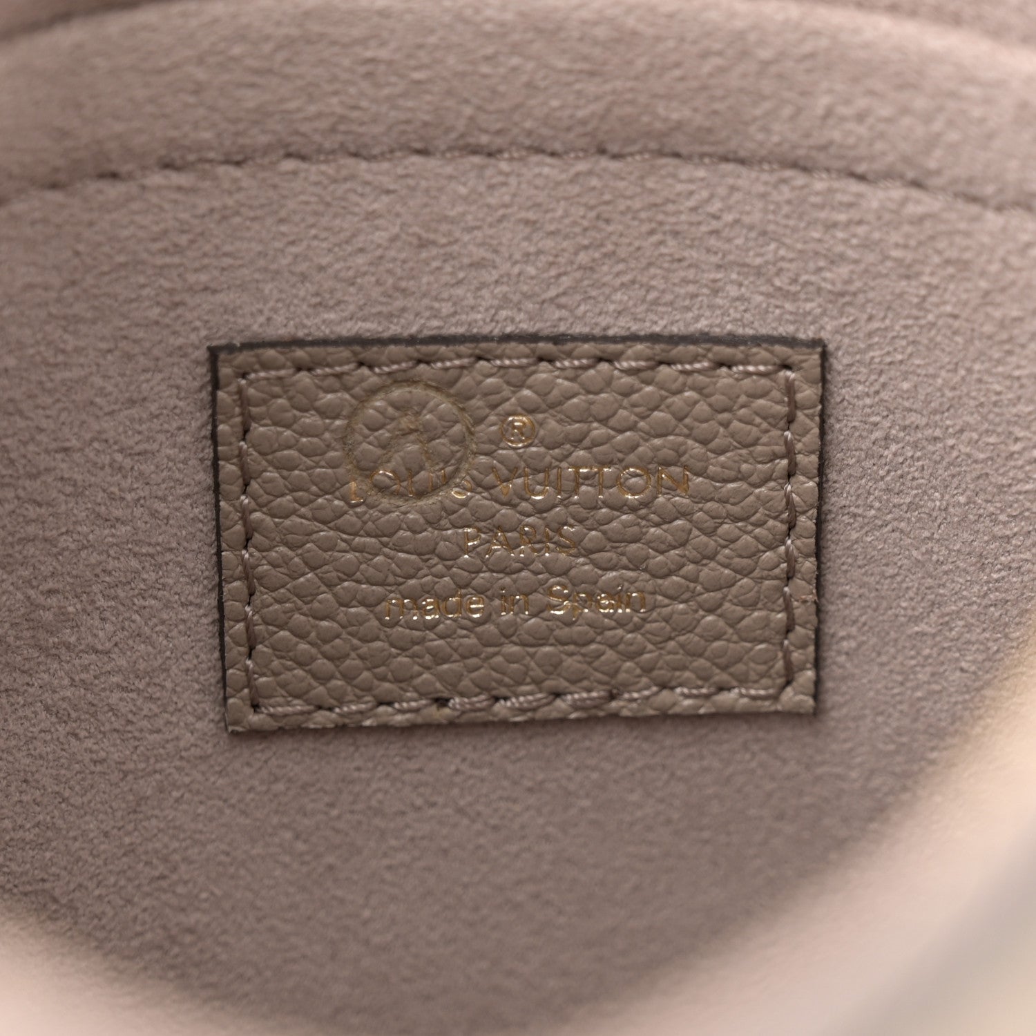 Louis Vuitton Empreinte Monogram Giant Bagatelle NM Tourterelle Creme 6 of 11