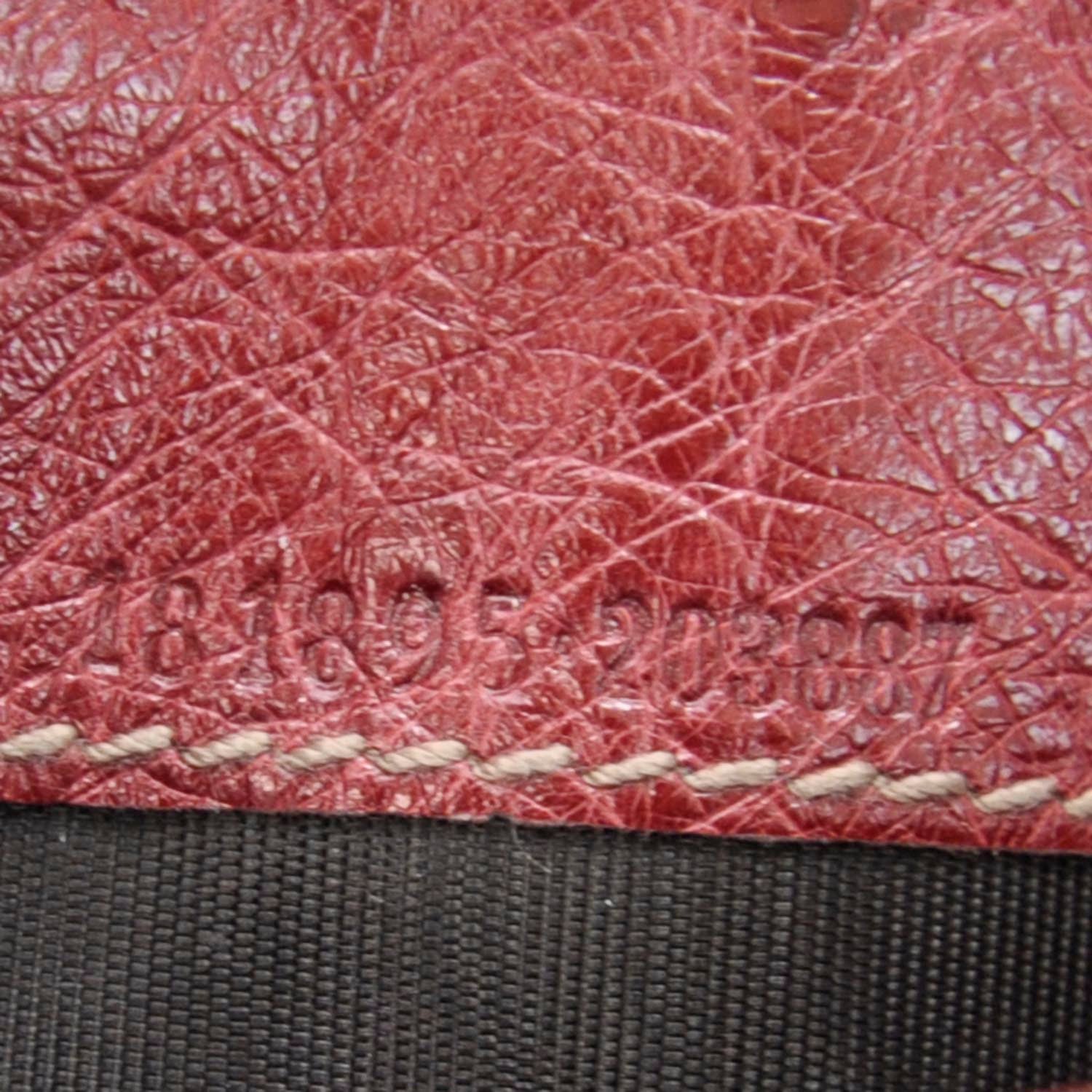 Gucci Ostrich Indy Continental Wallet Red 8 of 8