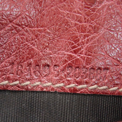 Gucci Ostrich Indy Continental Wallet Red 8 of 8
