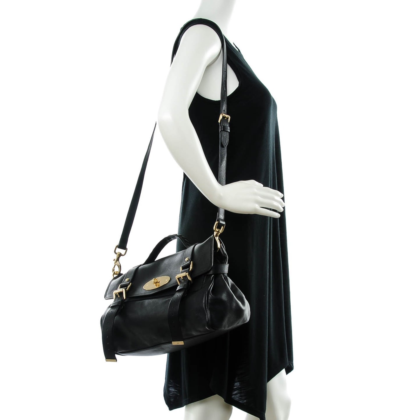 Polished Buffalo Medium Alexa Black