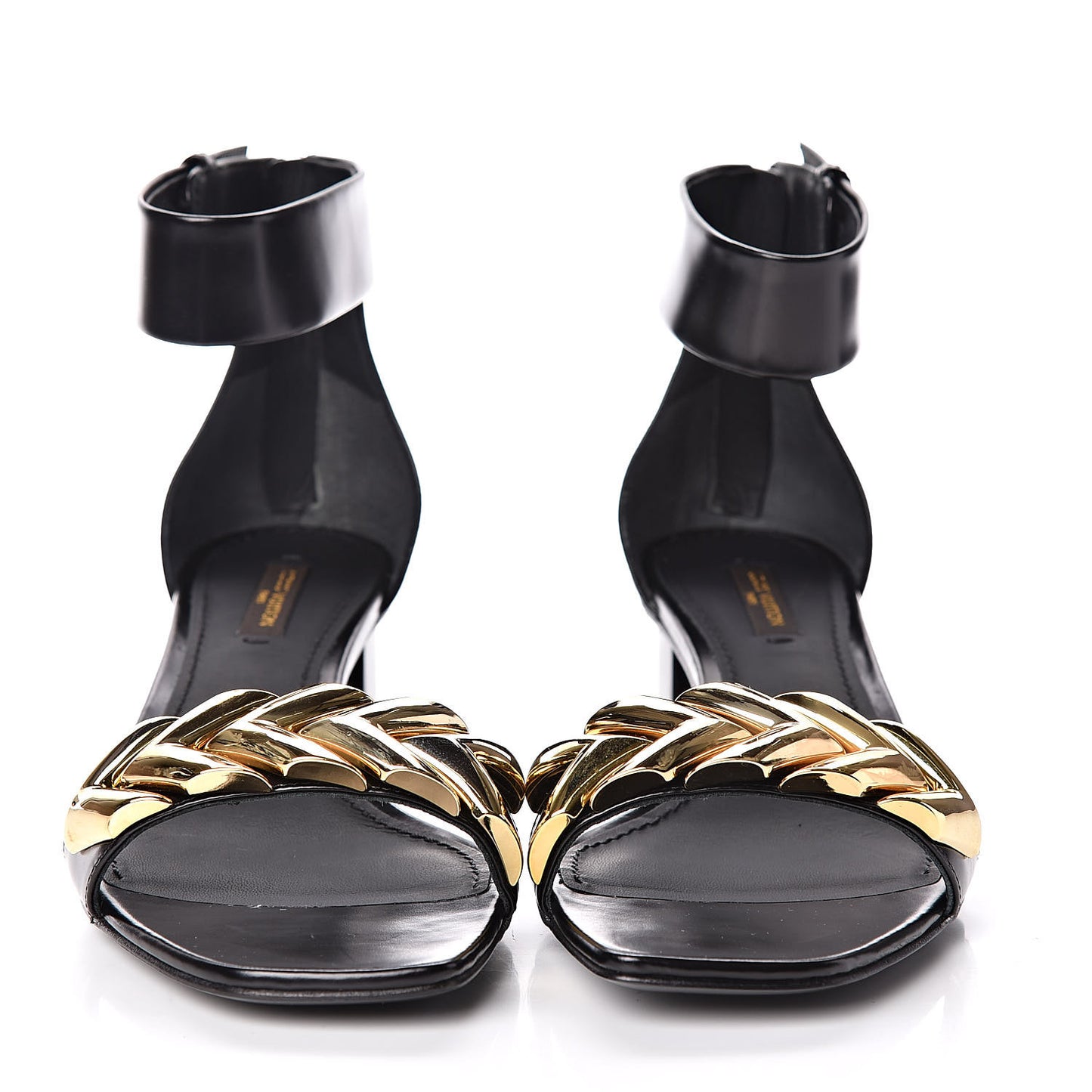 Calfskin Westbound Sandal 37 Black