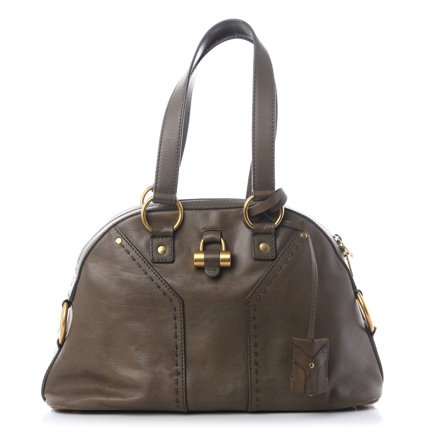 Calfskin Medium Muse Khaki