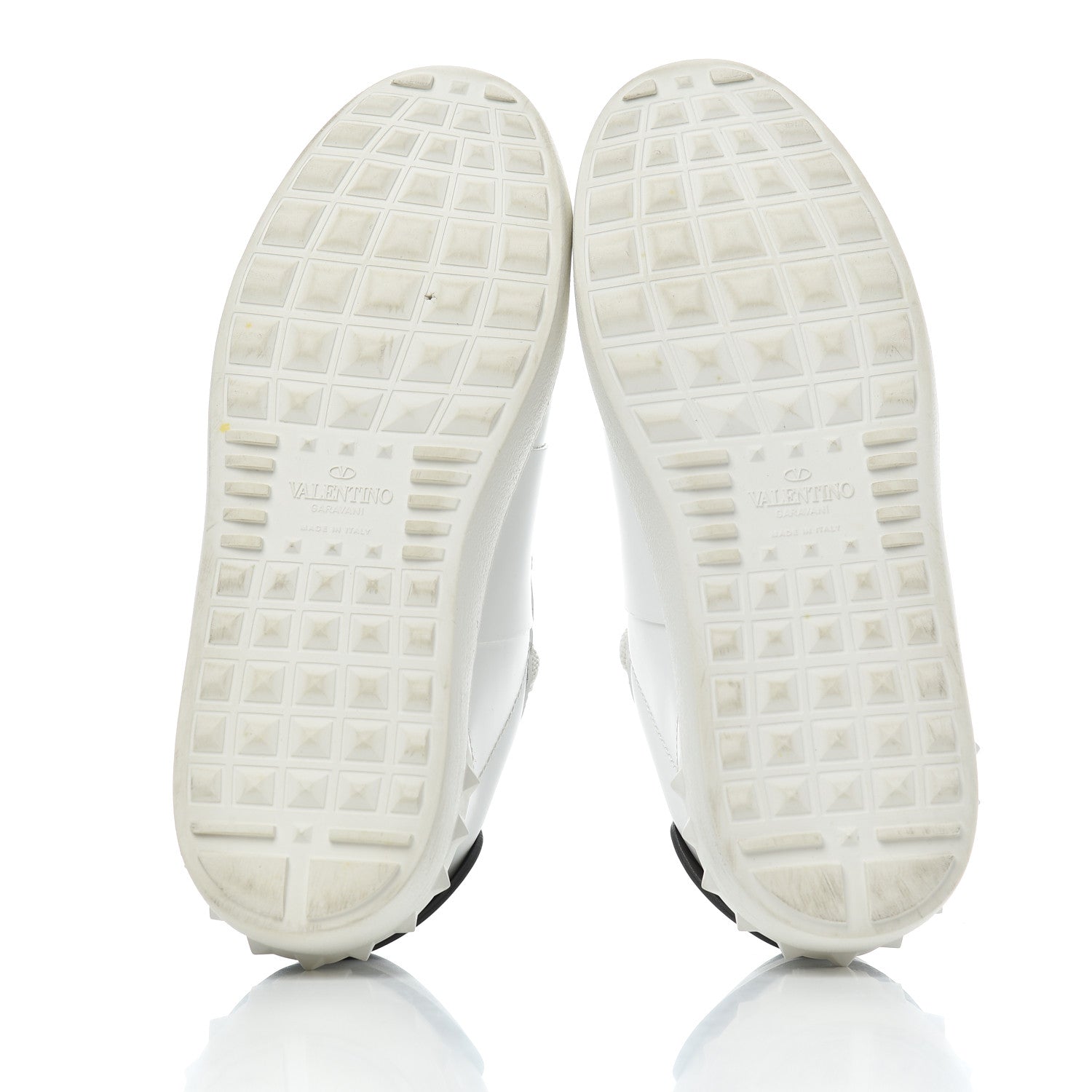 Valentino Garavani Calfskin VLTN Rockstud Open Sneakers 36 White 5 of 26