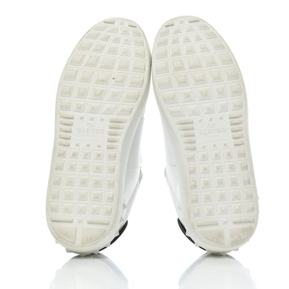 Valentino Garavani Calfskin VLTN Rockstud Open Sneakers 36 White 5 of 26