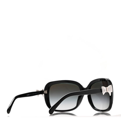 Chanel CC Bow Sunglasses 5171 Black White 4 of 7