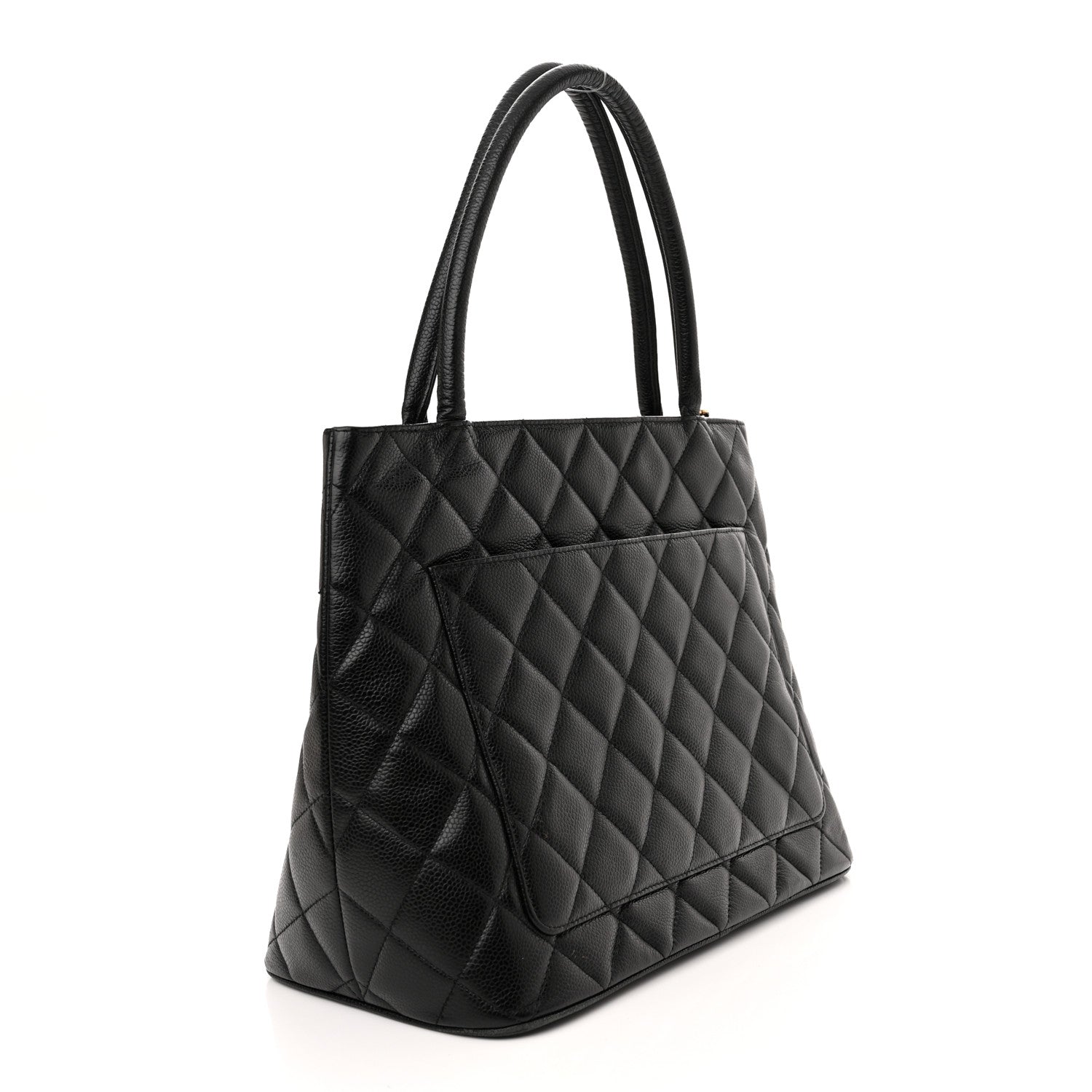 Chanel Caviar Quilted Medallion Tote Black 3 of 11
