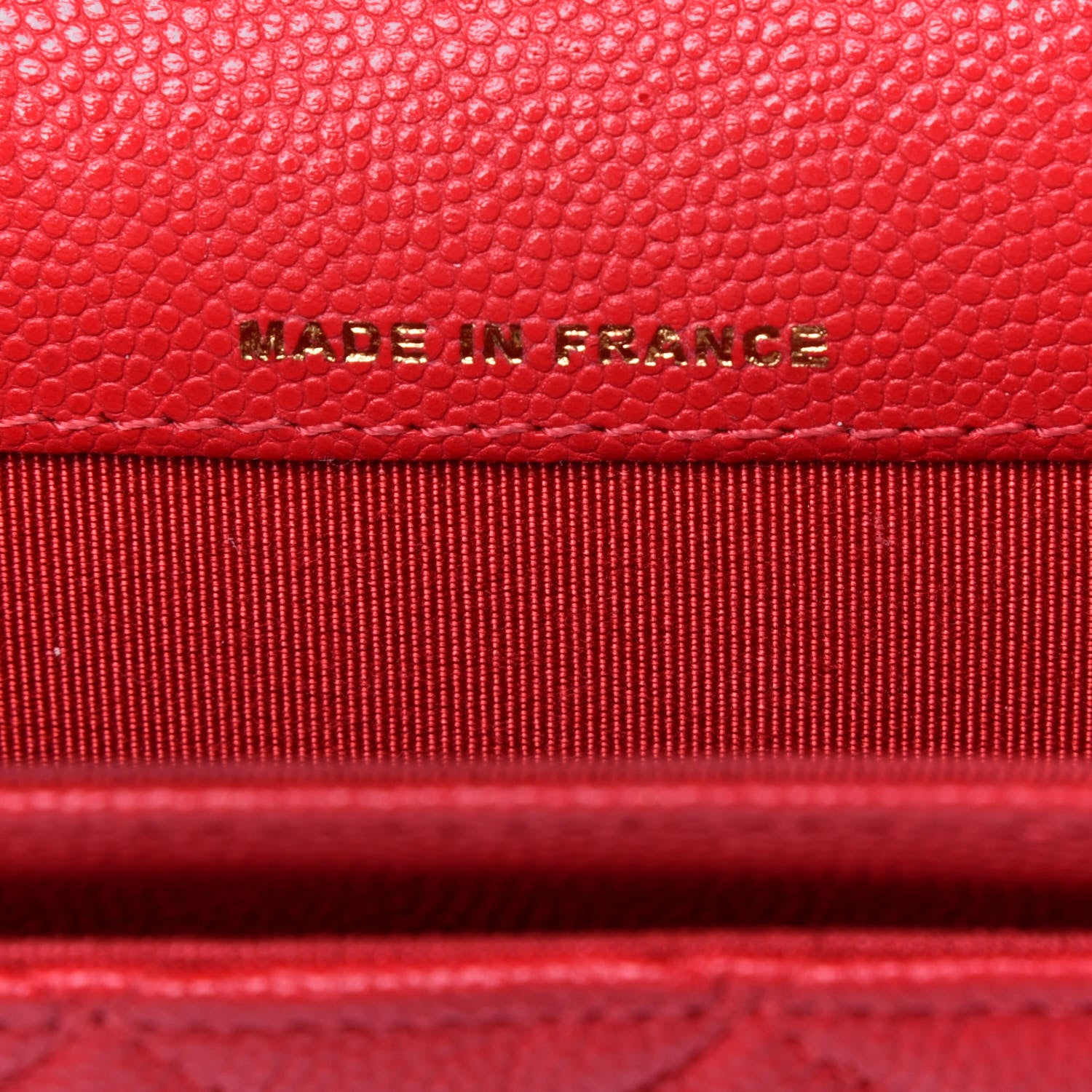 Chanel Caviar Quilted Flap Card Holder Wallet Red 7 of 18