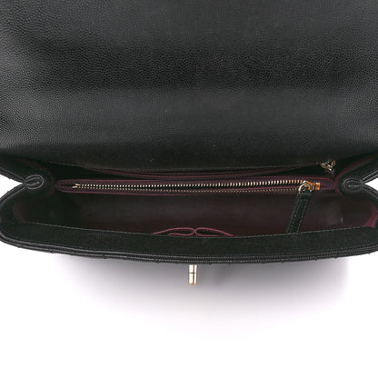 Chanel Caviar Quilted Small Coco Handle Flap Black 5 of 12