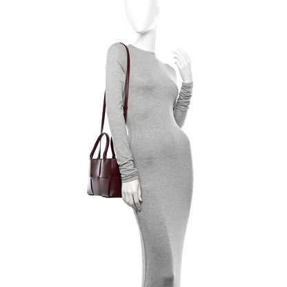Bottega Veneta Nappa Maxi Intreccio Mini Arco Tote Barolo 2 of 11