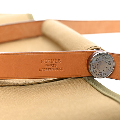 Hermes Toile Cabag 32 Vert Miliatire 6 of 9