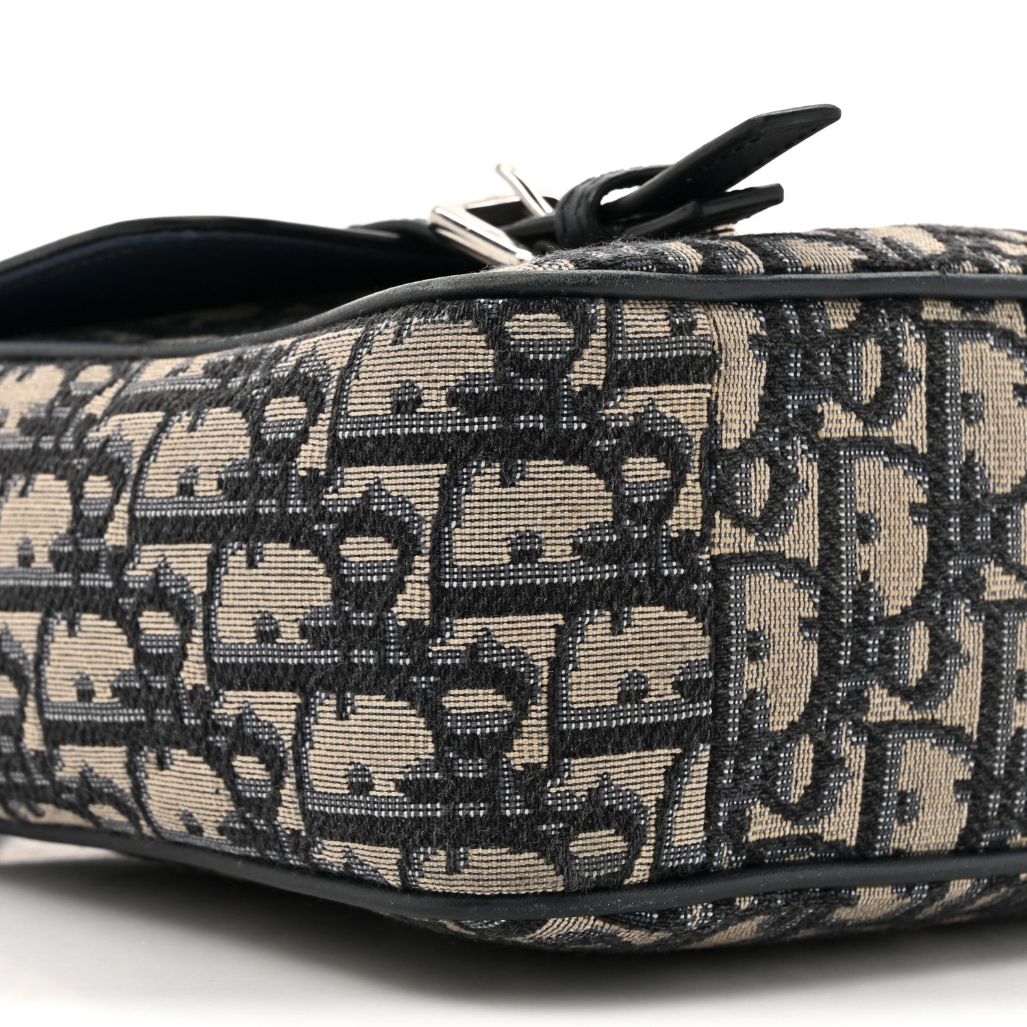 Christian Dior Smooth Calfskin Oblique Calfskin Kid's Messenger Navy Blue 10 of 15