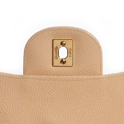 Chanel Caviar Jumbo Single Flap Beige Clair 6 of 9
