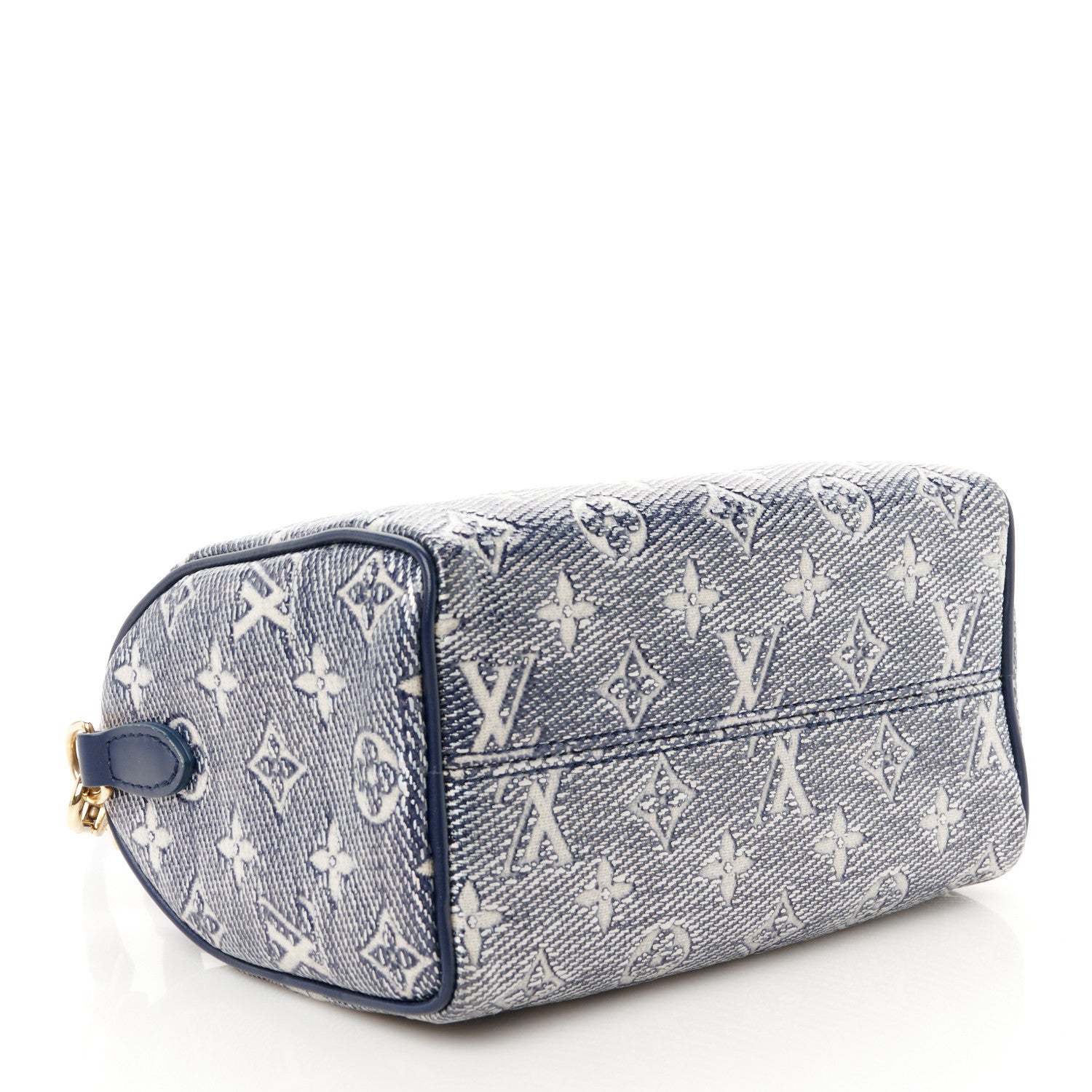 Louis Vuitton Monoglam Speedy Bandouliere 20 Blue 4 of 9