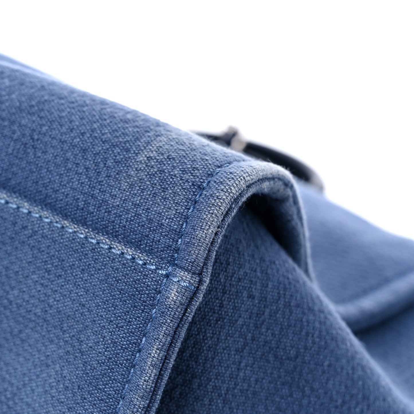Canvas Medium Deauville Tote Blue