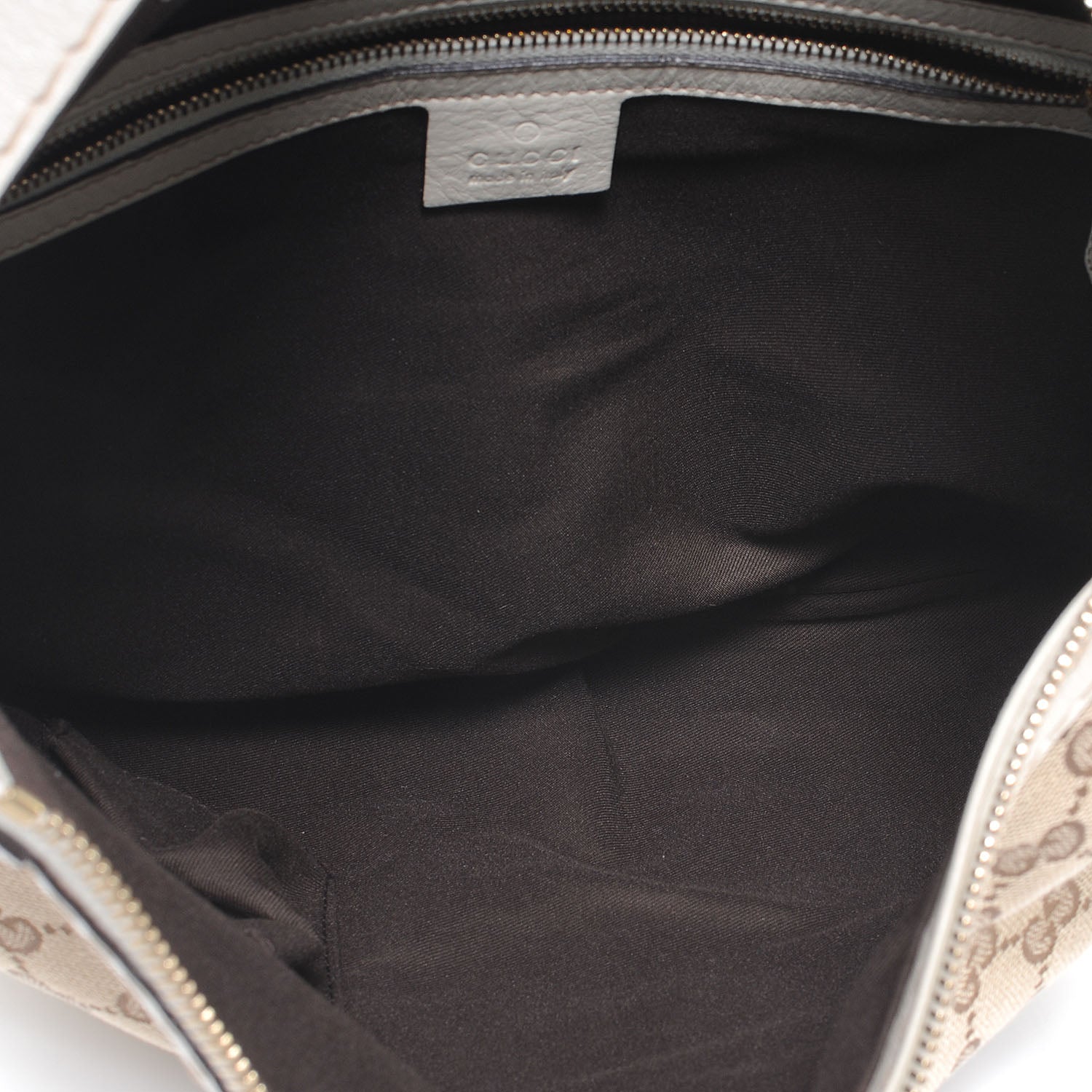 Gucci Monogram Charlotte Hobo Off White 5 of 7