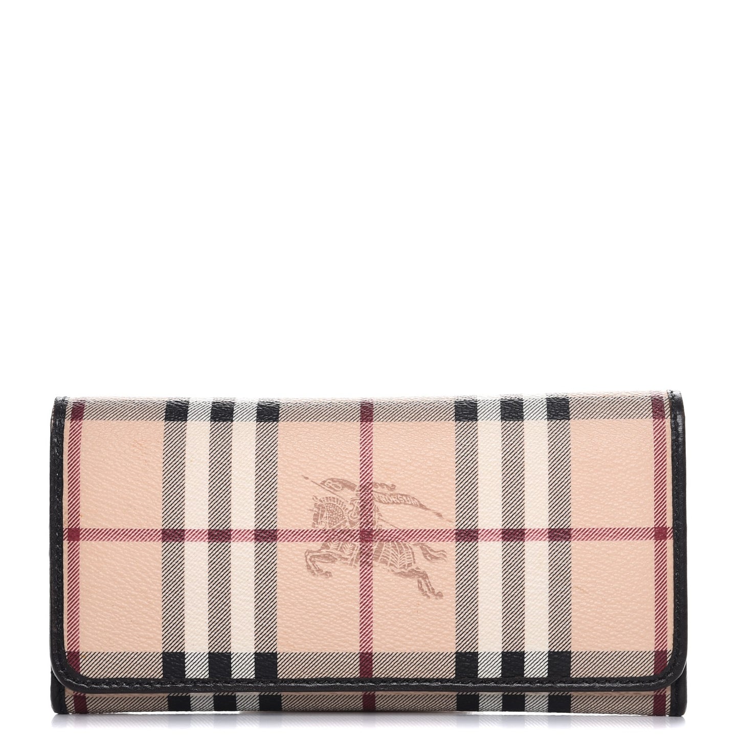 Haymarket Check Continental Flap Wallet Chocolate