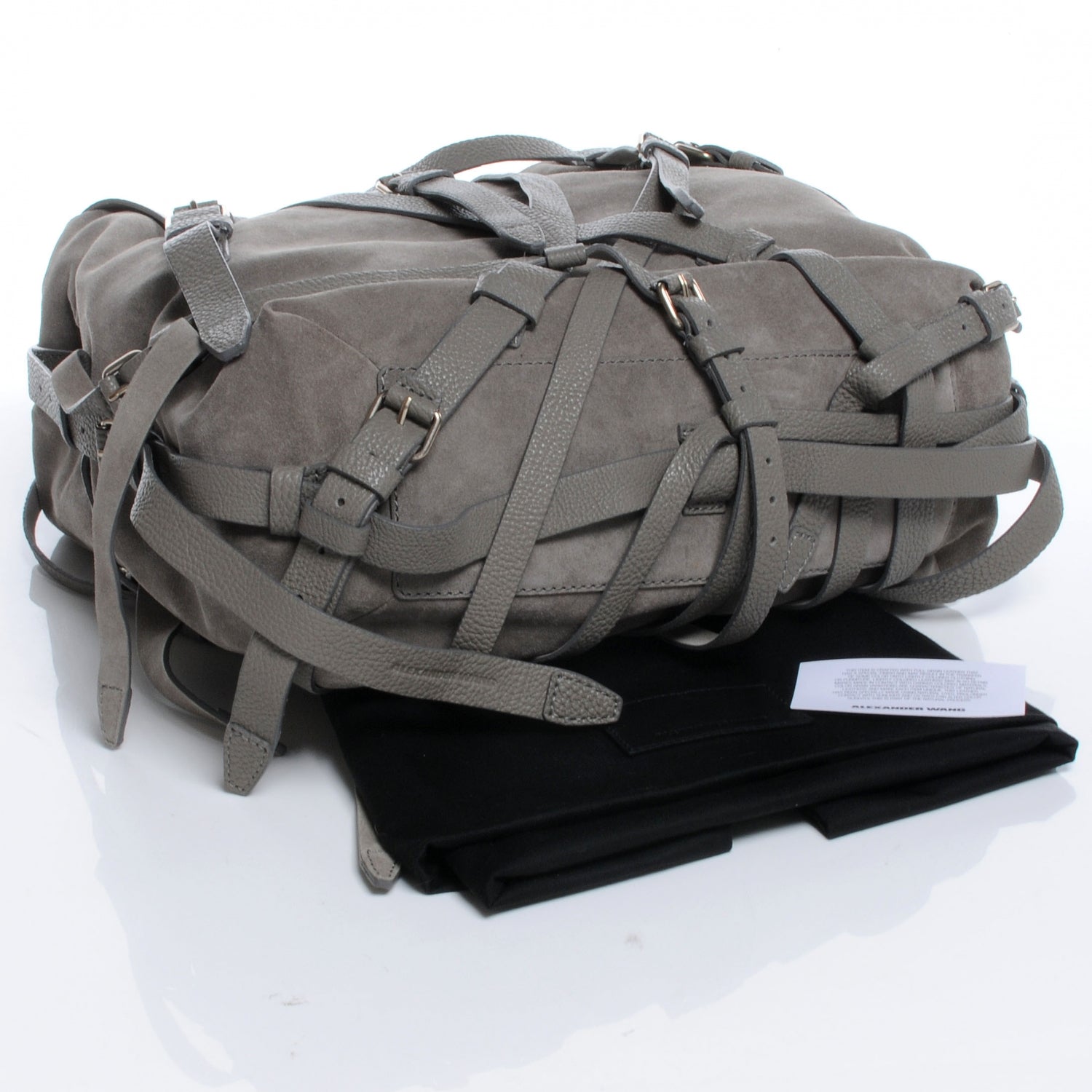 Alexander Wang Suede Kirsten Satchel Grey 4 of 6