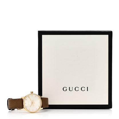 Gucci Stainless Steel Calfskin 29mm G-Timeless Bee Quartz Watch 5 of 5