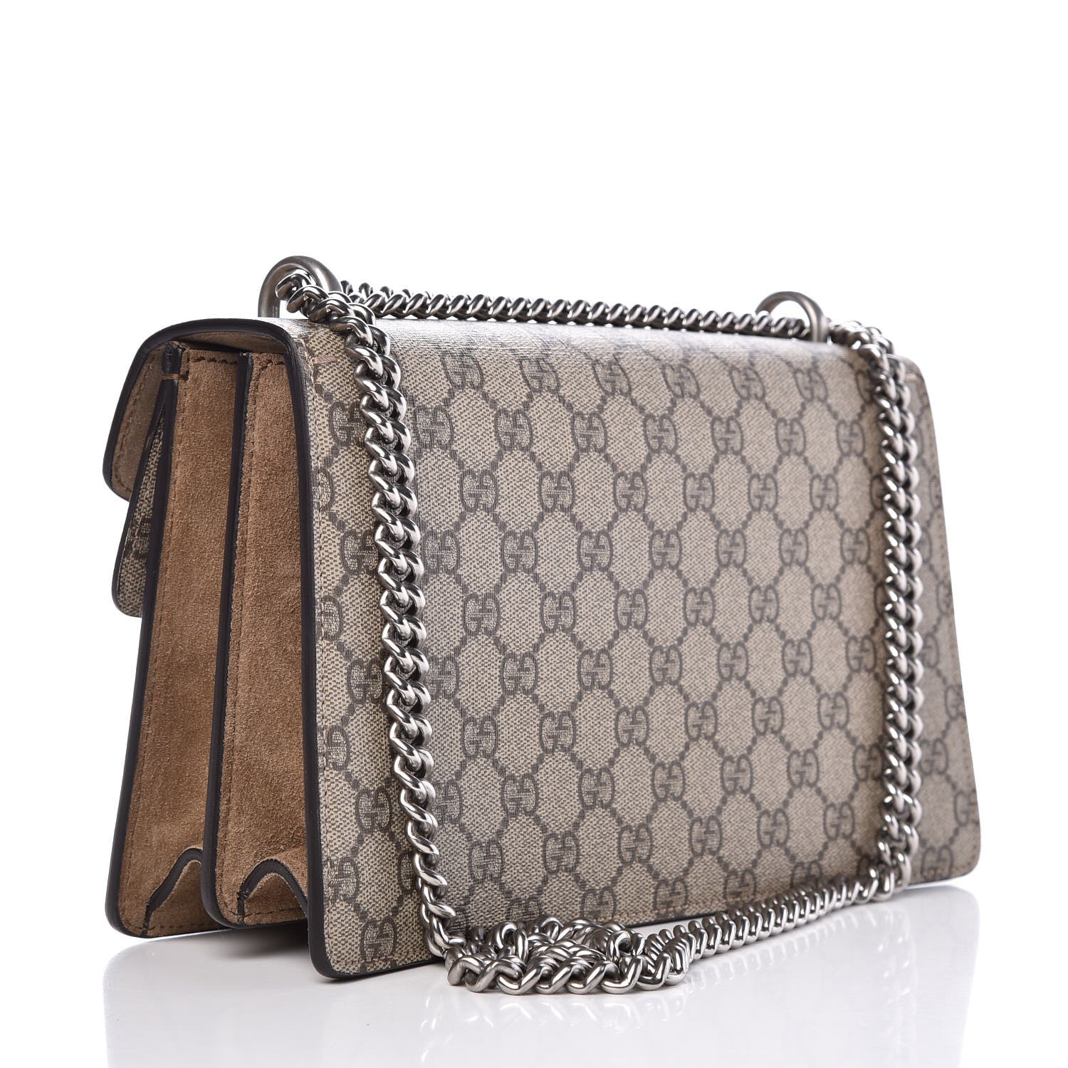 Gucci GG Supreme Monogram Small Dionysus Shoulder Bag Taupe 3 of 7