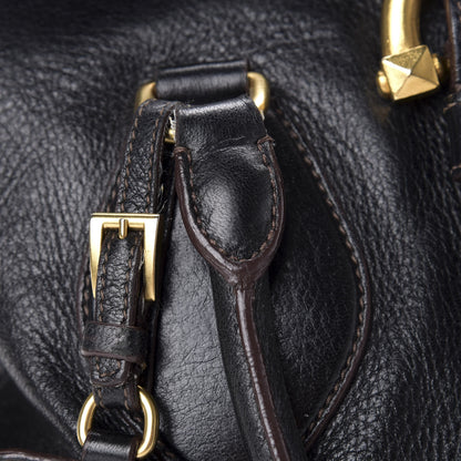 Prada Cervo Deerskin Bag Black 15 of 21