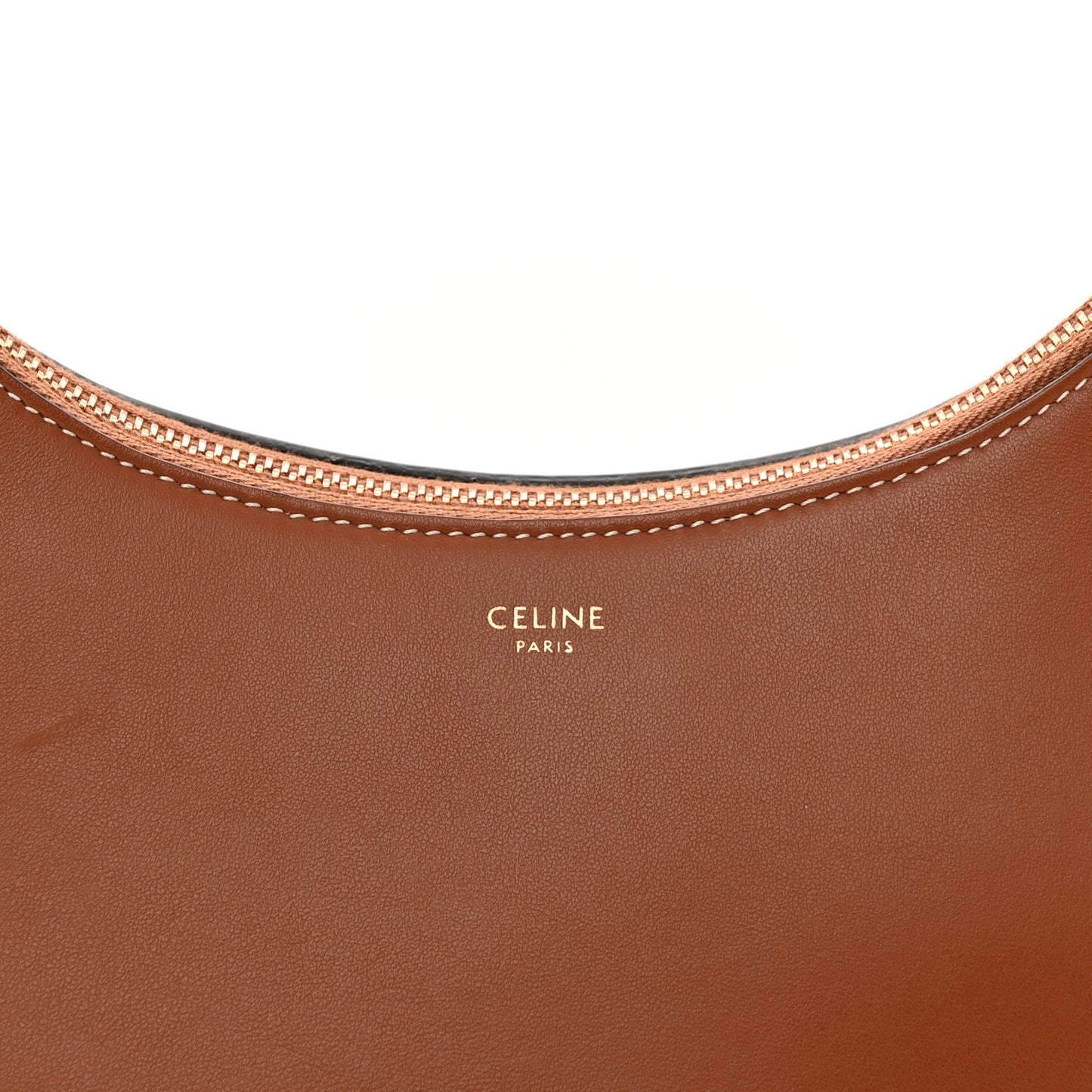 Smooth Calfskin Medium Strap Ava Shoulder Bag Tan