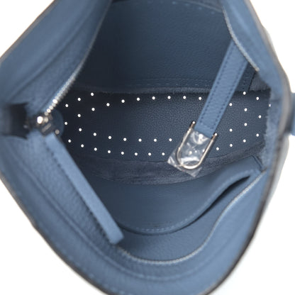 Delvaux Nubuck Santiag Pin Daily Shoulder Bag Denim II 5 of 17