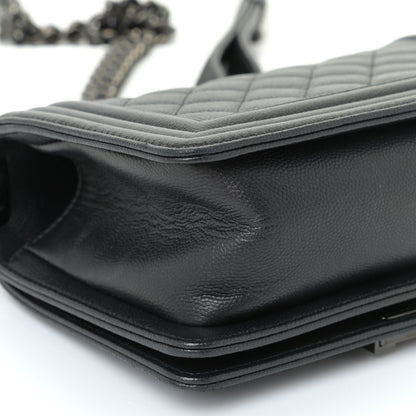 Chanel Caviar Quilted Small Boy Flap So Black 5 of 10