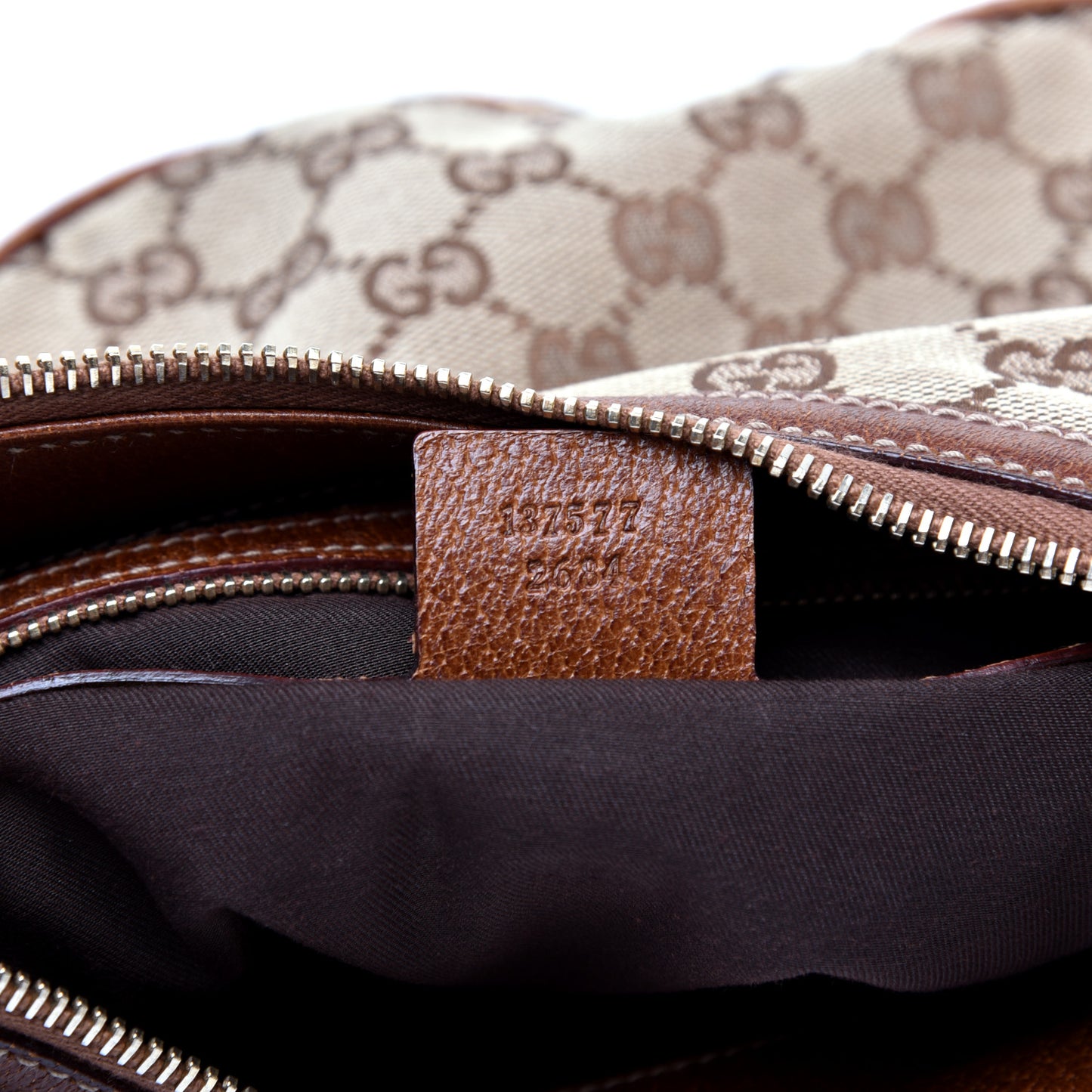 Monogram Bamboo Ring Hobo Brown
