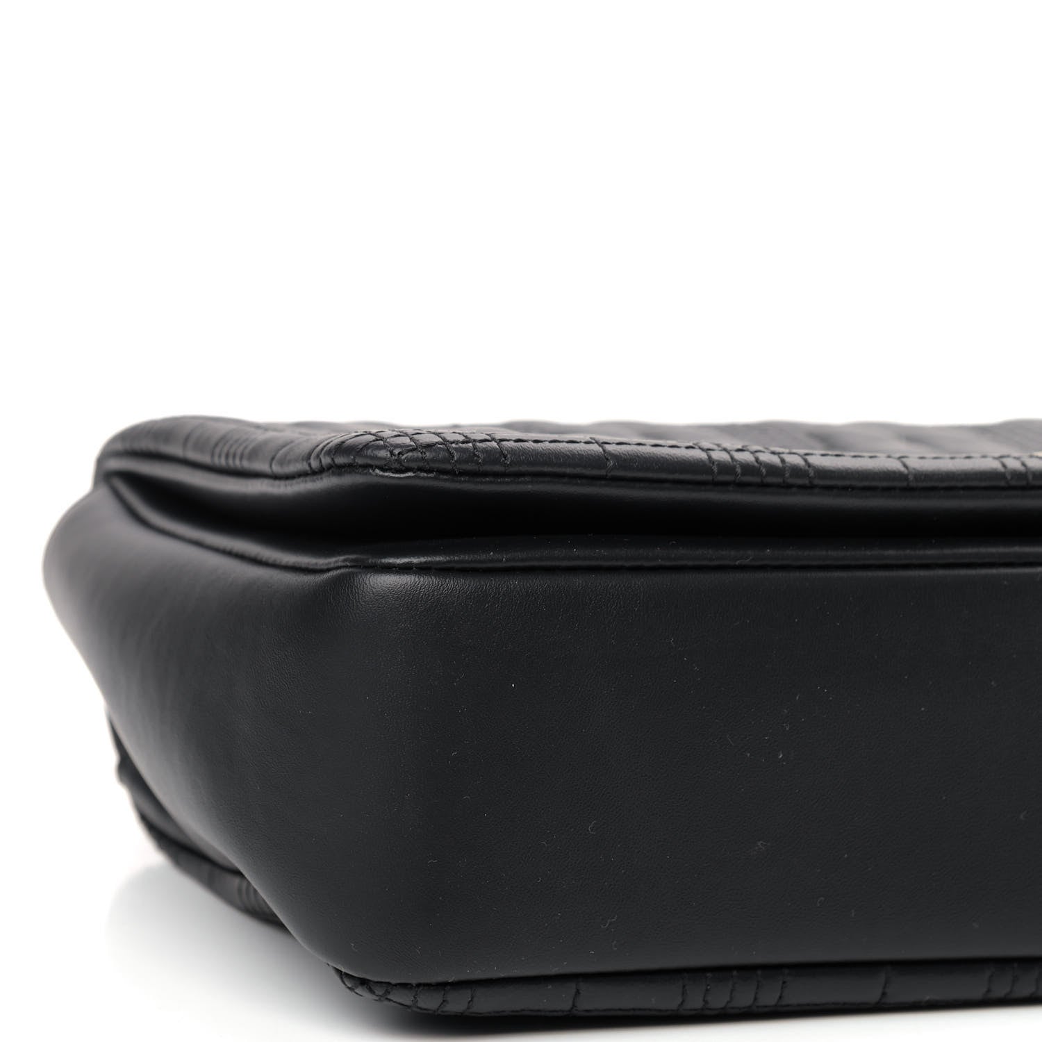 Burberry Lambskin Quilted Medium Lola Bag Black 6 of 8