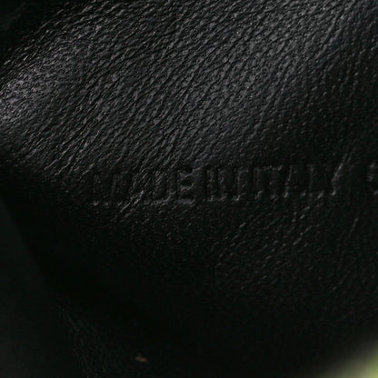 Balenciaga Calfskin Logo Zip Pouch Acid Green Black 8 of 13