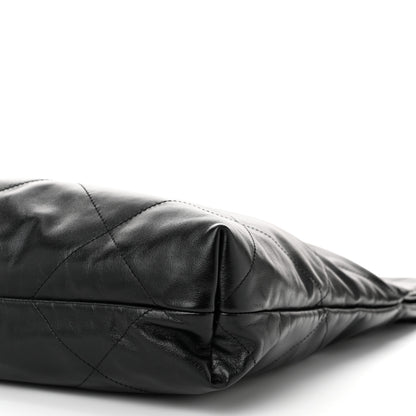 Chanel Shiny Calfskin Quilted Chanel 22 Black 11 of 11