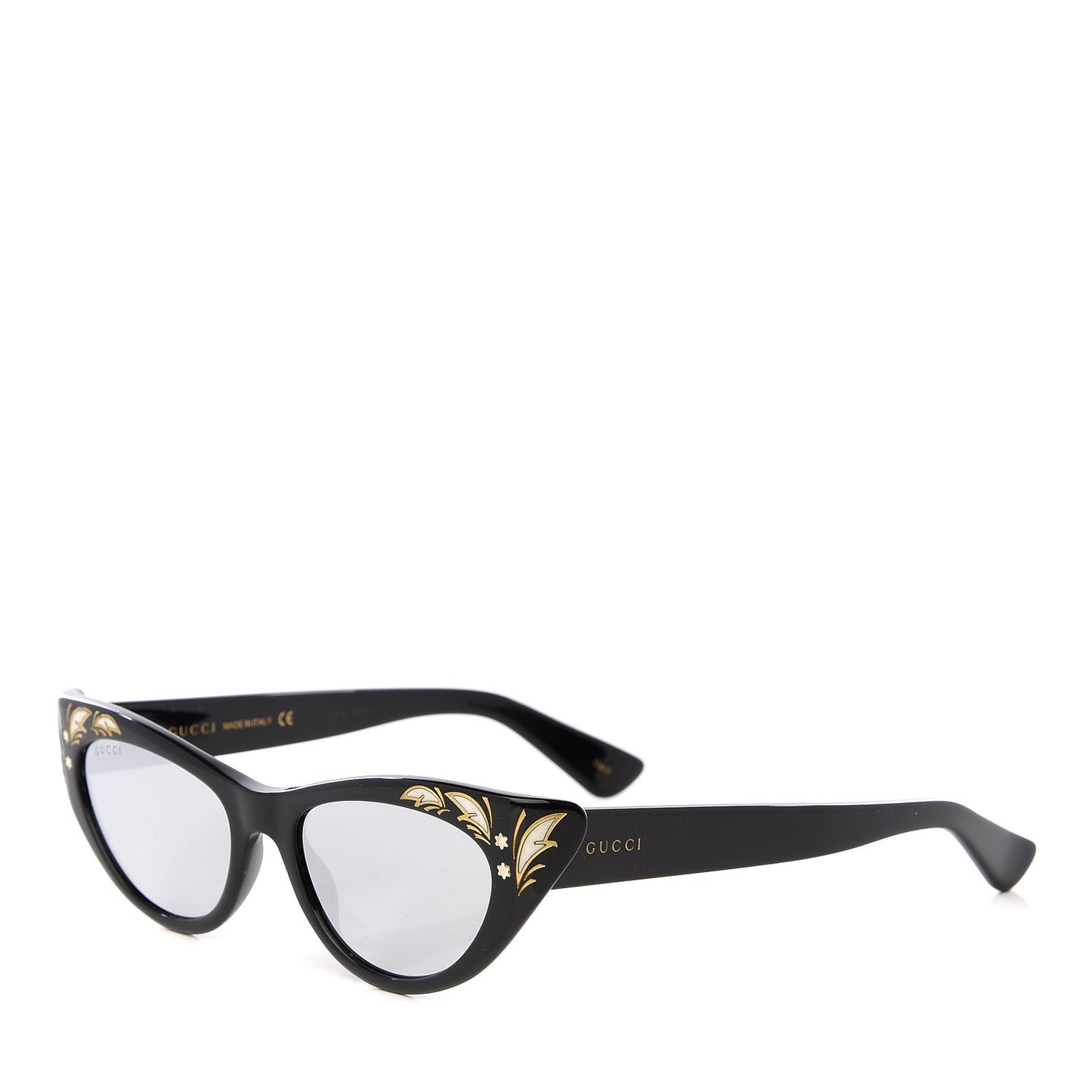 Acetate Cat Eye GG0089S Sunglasses Black