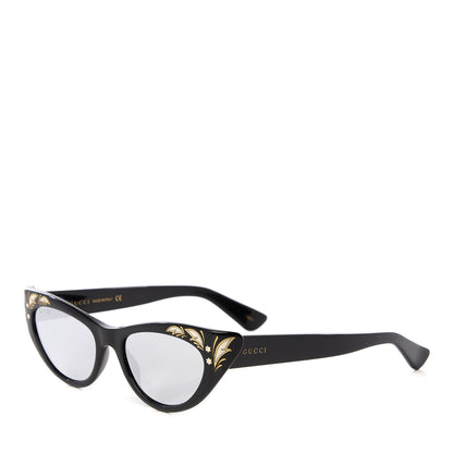 Gucci Acetate Cat Eye GG0089S Sunglasses Black 1 of 8