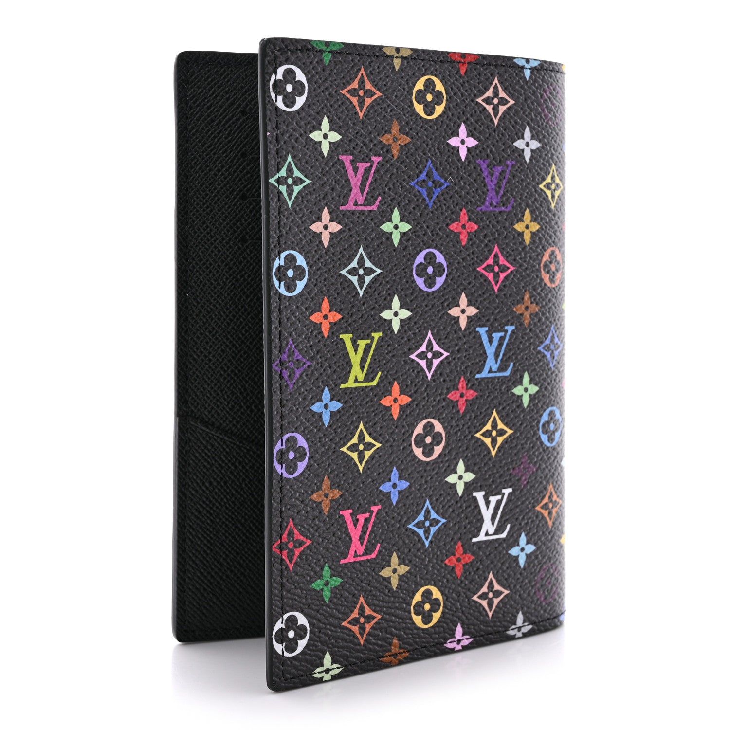 Louis Vuitton LV X TM Monogram Multicolor Passport Cover Black 3 of 7