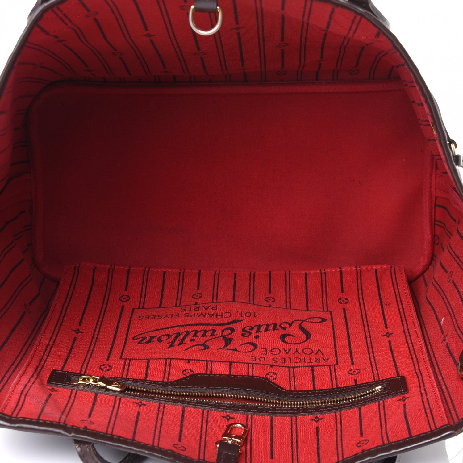 Louis Vuitton Damier Ebene Neverfull MM 4 of 4