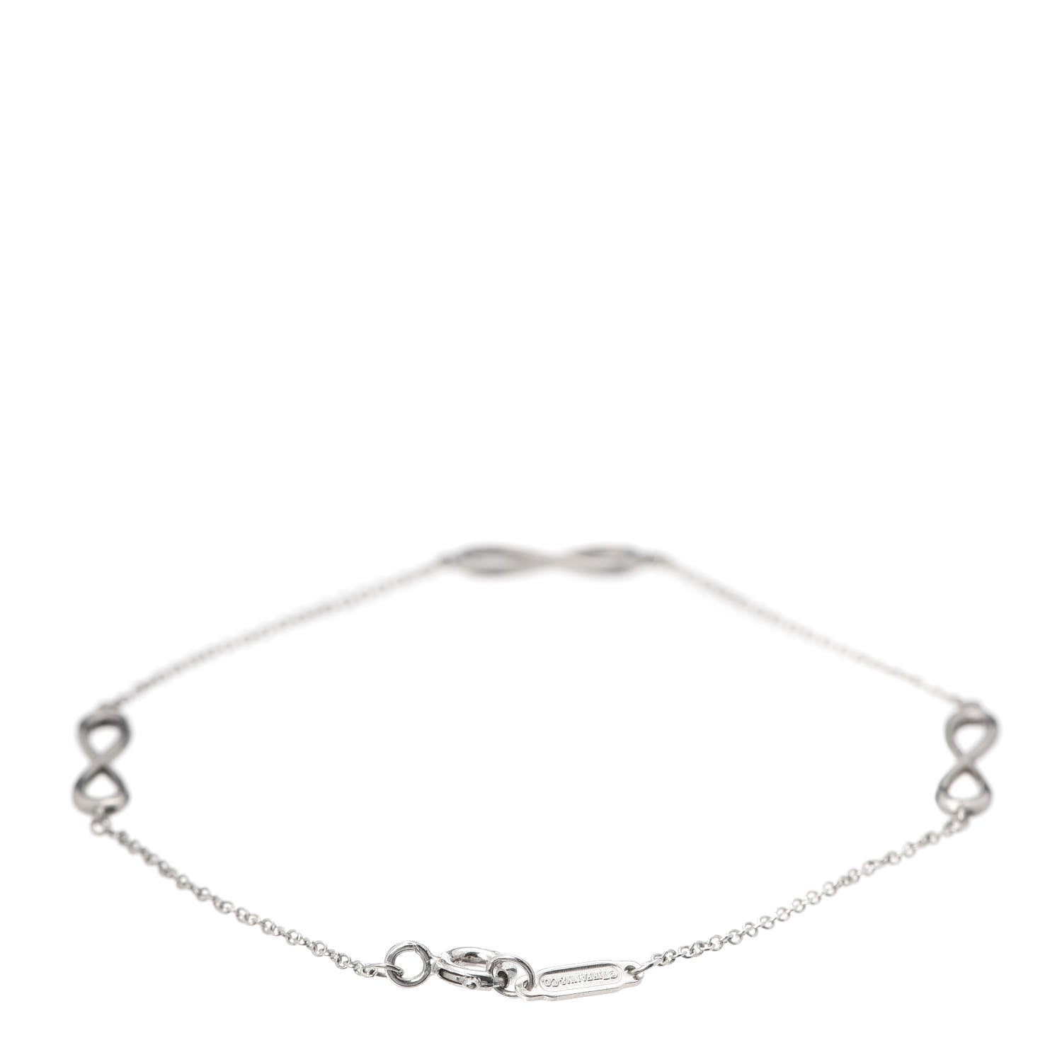 Tiffany Sterling Silver Infinity Endless Bracelet 3 of 5