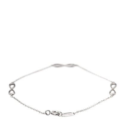 Tiffany Sterling Silver Infinity Endless Bracelet 3 of 5