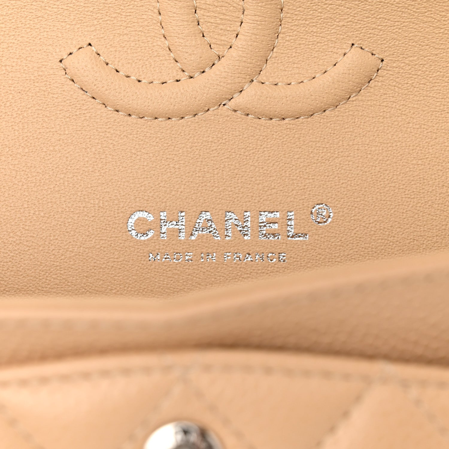 Chanel Caviar Quilted Small Double Flap Beige 6 of 11