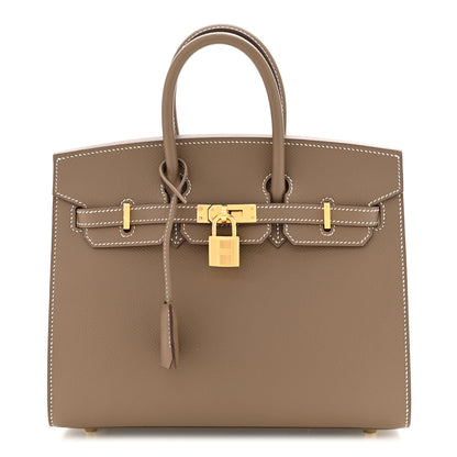 Hermes Epsom Birkin Sellier 25 Etoupe 1 of 11