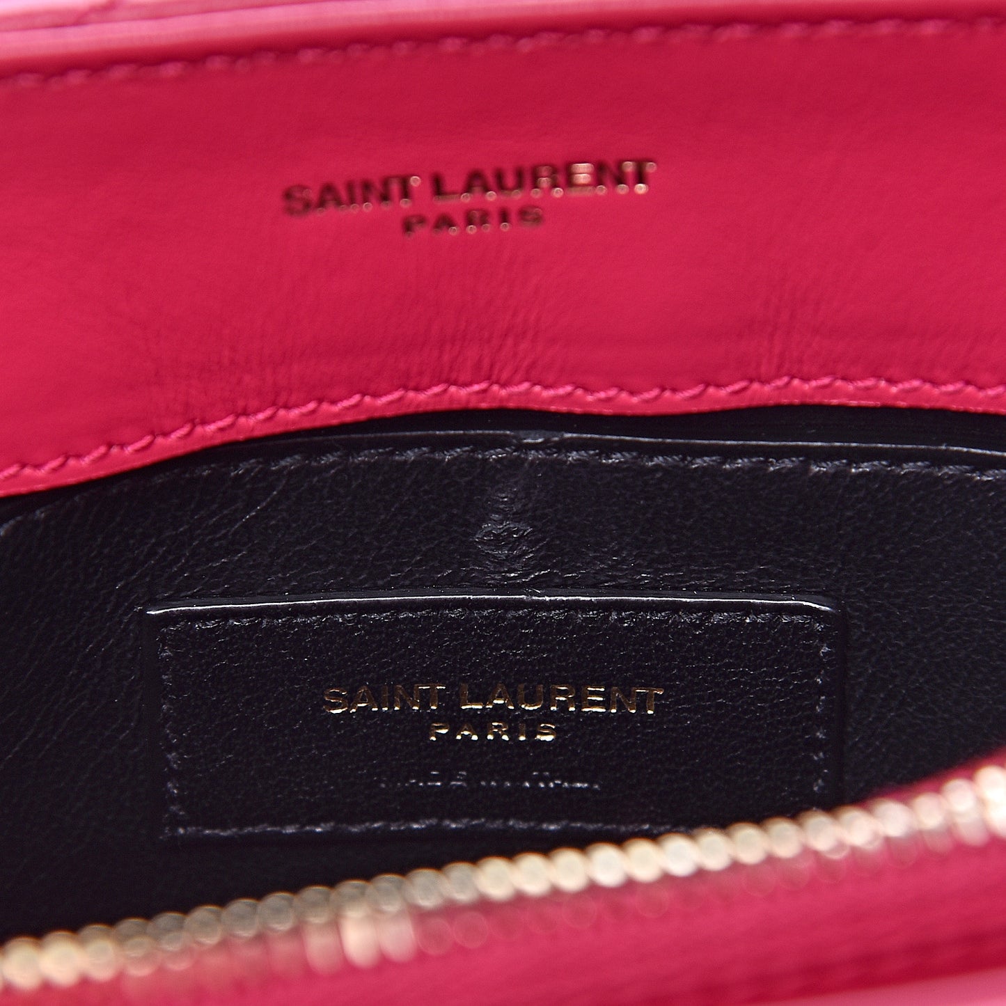 Calfskin Y Quilted Monogram Small Loulou Chain Satchel Fresh Fuxia