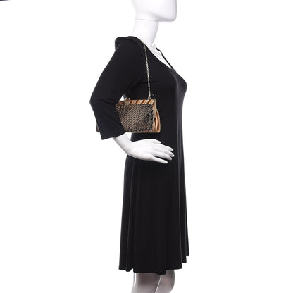 Judith Leiber Crystal Metallic Clutch Antique Gold 2 of 10