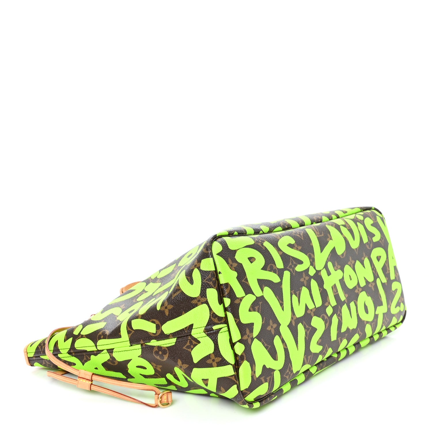 Louis Vuitton Monogram Graffiti Neverfull GM Green 4 of 13