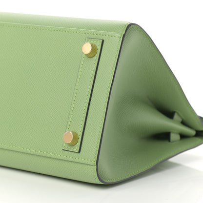 Hermes Epsom Birkin Sellier 25 Vert Criquet 10 of 11