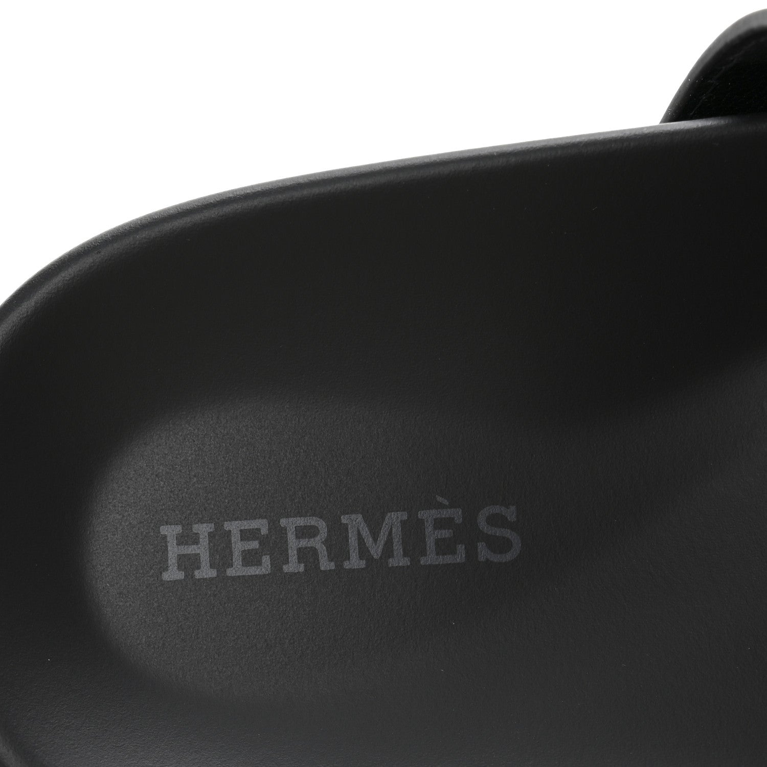 Hermes Calfskin Womens Chypre Sandals 35.5 Black 8 of 10