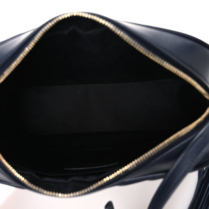 Saint Laurent Calfskin Matelasse Monogram Lou Camera Bag Deep Marine 5 of 10