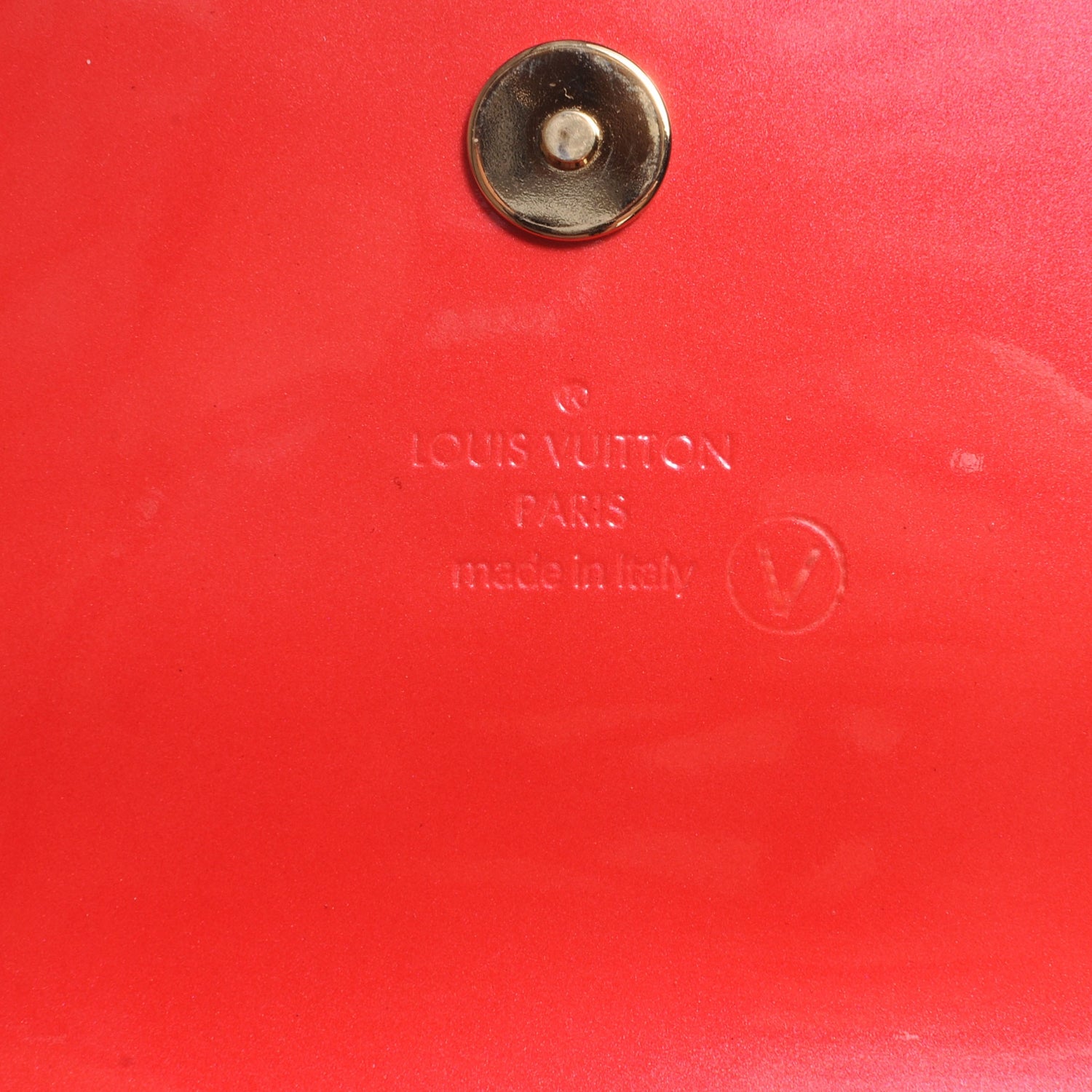 Louis Vuitton Patent Sobe Clutch Grenadine 6 of 7